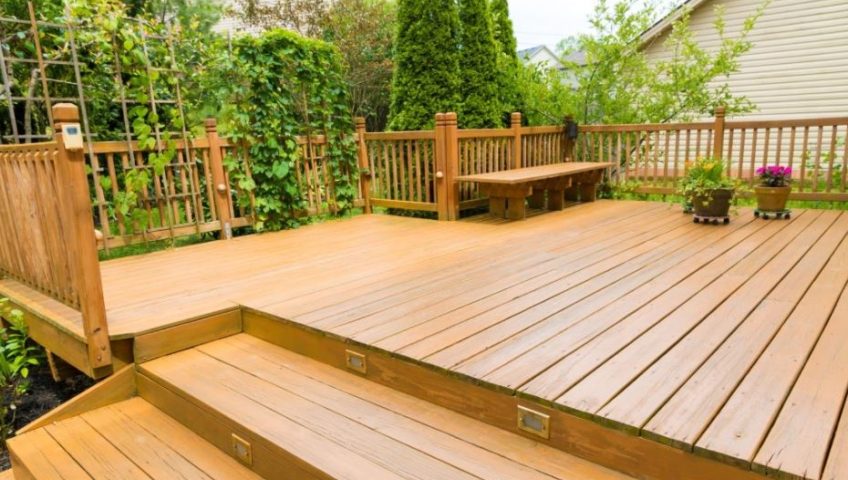 deck staining and cleaning